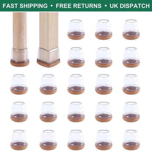 24pcs transparent silicone - transparent,